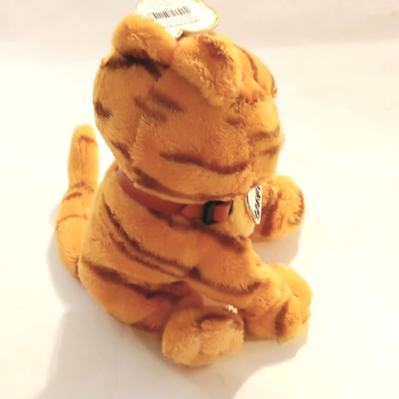 Vintage TY Beanie Babies Garfield with Tags Plush Orange Brown 2004 7inches - Picture 2 of 6